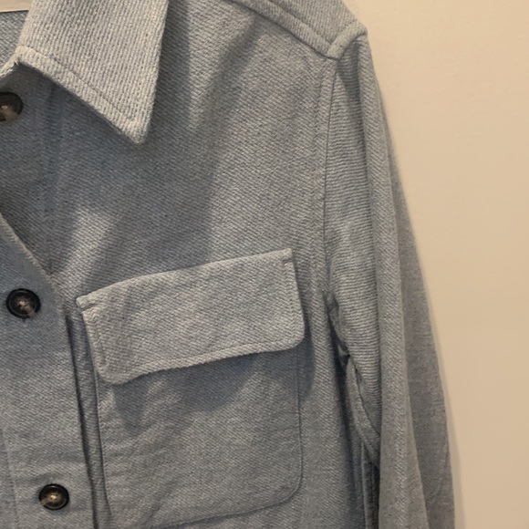 Everlane Oversized Shirt jacket in heathered cool grey - Picture 6 of 12